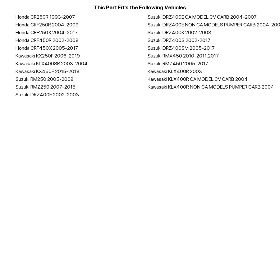 All Balls 37-1302 Rear Shock Bladder For Honda CR250R 1993 - Image 2 of 2