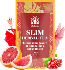 SLIM TEA | Tisana Drenante E Dimagrante | Infuso Diuretico, Sgonfiante E Bruciag