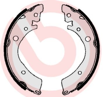 Brembo S 28 502 Bremsbackensatz Hinten FüR Honda-image