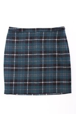 ⭐ Manguun Rock für Damen Gr. 42, L kariert grün aus Polyester ⭐