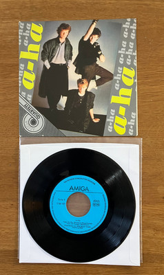 A-HA 4-TRACK 7'' EP TAKE ON ME etc- EAST GERMAN (GDR) AMIGA PRESSING