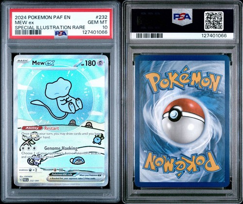 Pokemon 2024 Shiny Mew ex 232/091 SIR Paldean Fates GEM MINT PSA 10 | eBay