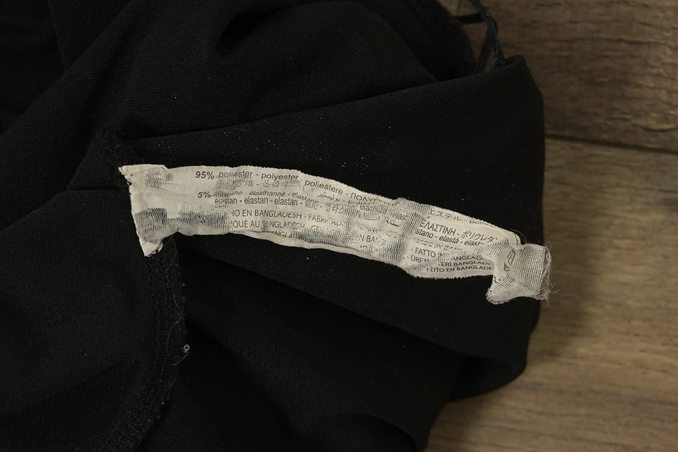 Женский пуловер Zara M. черный с атласным эффектом ремешок для спагетти полиэстер камзол - Изображение 4 из 4