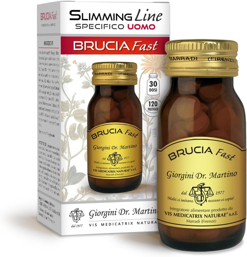 Brucia Grassi Uomo Forte 48g - Stimolante Metabolico con Guaranà