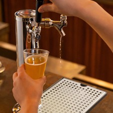 304 Stainless Steel Beer Drip Tray with Non-Slip Pads for Bar Home Use