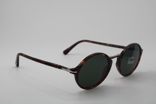 NEU PERSOL P 3208-S 24/31 HAVANA SILBER RUND AUTHENTISCHE SONNENBRILLE 50-21 K1 - Bild 6 von 6