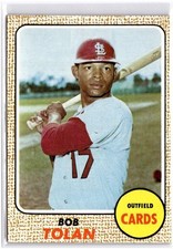 1968 Topps #84 Bob Tolan St. Louis Cardinals - VG or better
