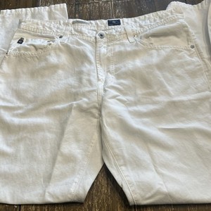 ag adriano goldschmied the graduate tailored leg size 36x32 white