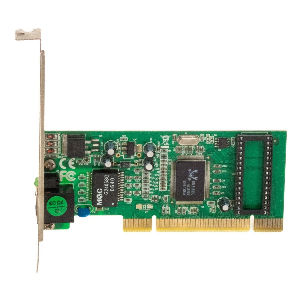 Network Card Realtek G2405SG 10/100/1000Mbps RJ45 PCI RTL8169SC - Image 2 of 3