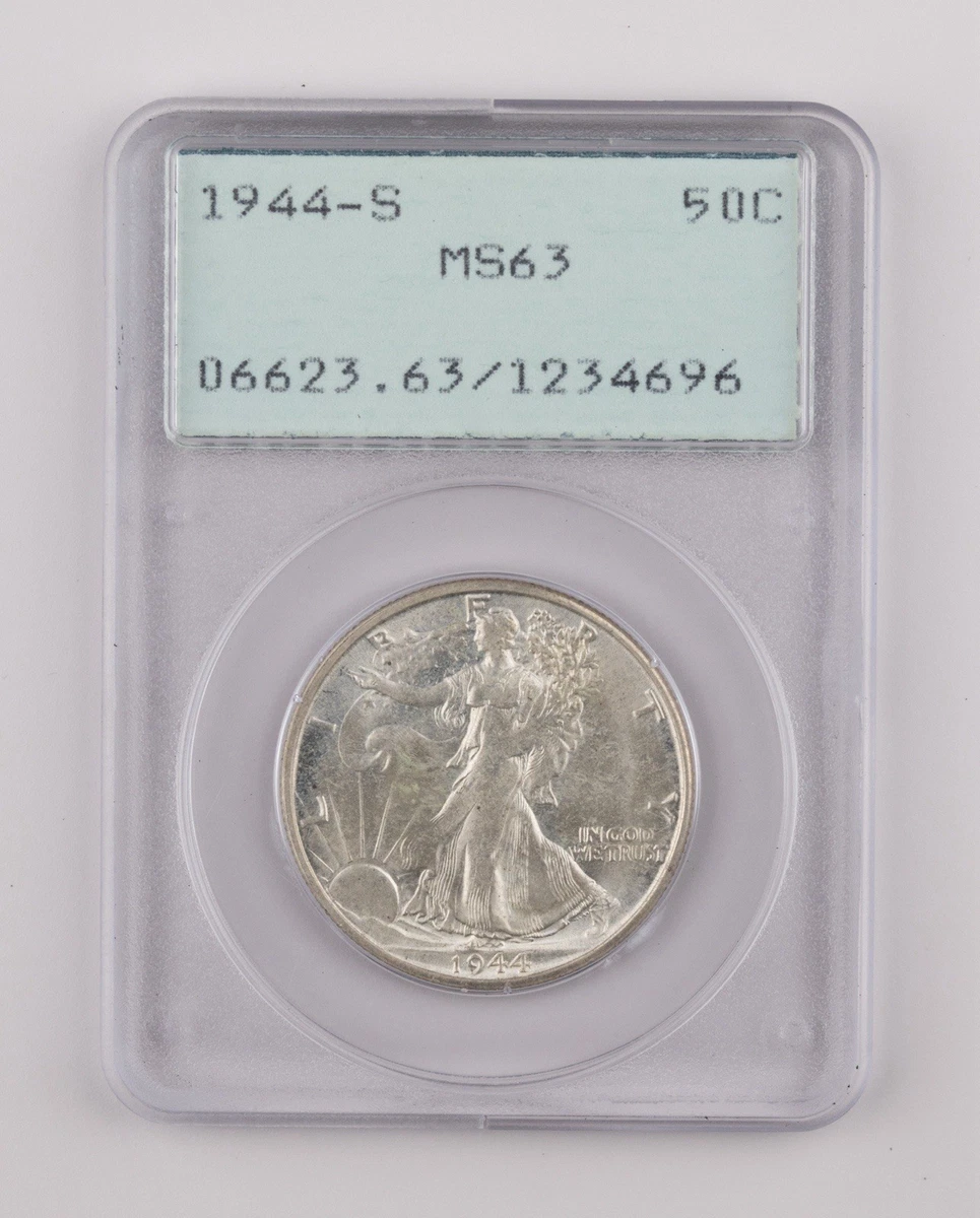 MS 63 Graded 1943 Year Liberty Walking Half Dollars (1916-1947
