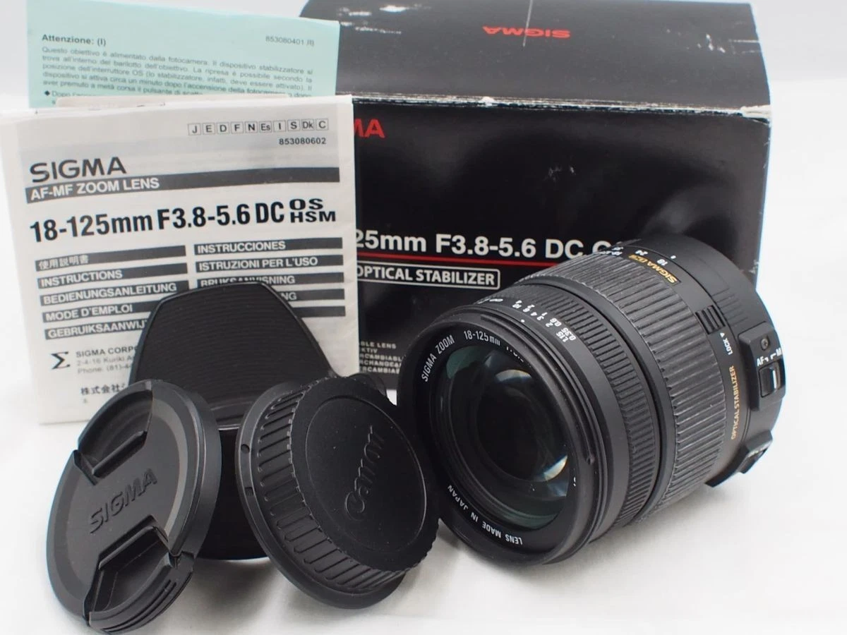 Sigma 18-125mm Focal Camera Lenses for sale | eBay