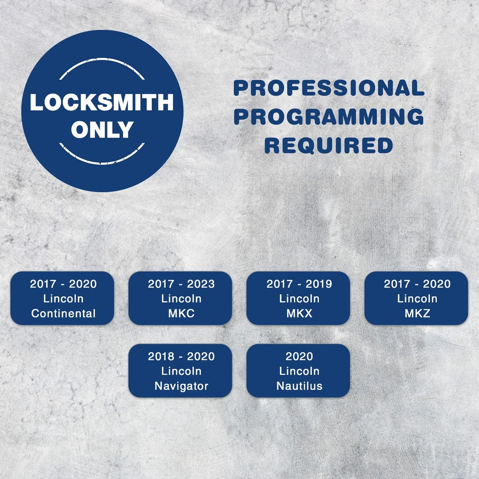 2 Key Fob Remote for 2017-2023 Lincoln MKC MKX MKZ Navigator (M3N-A2C940780) - Image 3 of 4