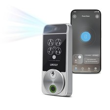 Visage Zeno Series Smart Lock, Facial Recognition & Fingerprint Satin Nickle