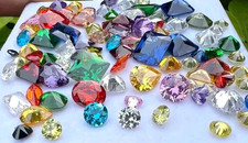 200 Ct Mix Cut Multicolor Certified Natural Cambodian Zircon Lot Loose Gemstone
