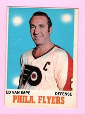 1970-71 O-Pee-Chee Hockey Ed Van Impe #80 Philadelphia Flyers - See Pics