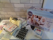 Sizzix White Bigshot Die Cutting & Embossing Machine & Joblot Die Bundle