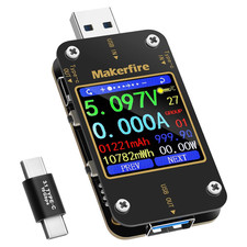 USB Multimeter Voltage Amp Power Tester LCD Display Type C Detector for USB