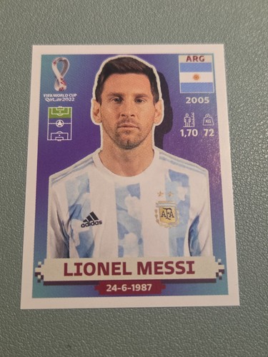 Messi 2022 Panini World Cup Qatar Sticker - ARG20