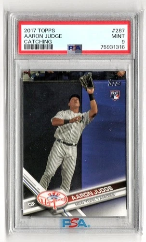 2017 Topps Aaron Judge #287 Rookie Card PSA 9 MINT 75931316