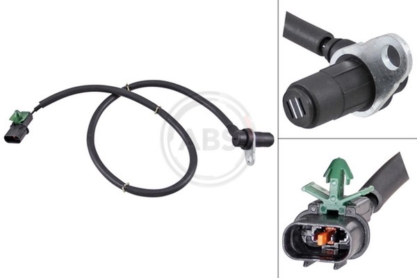 Abs Sensor Raddrehzahl A.B.S. 31728 FüR Pajero Mitsubishi 4 Van 4WD V83W V93W-image