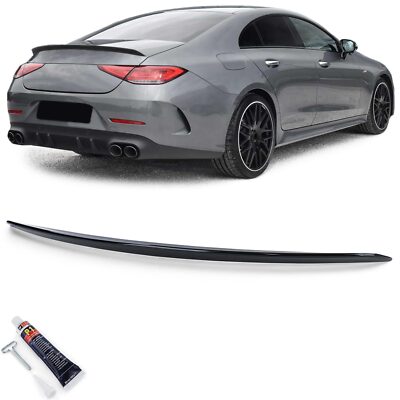 Sport Heckspoiler Schwarz Hochglanz, für Mercedes CLS C257 ab 17