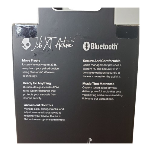 Skullcandy JIB XT Active Amplified Active ~ Bluetooth Wireless Sport Earbuds - Picture 6 of 10