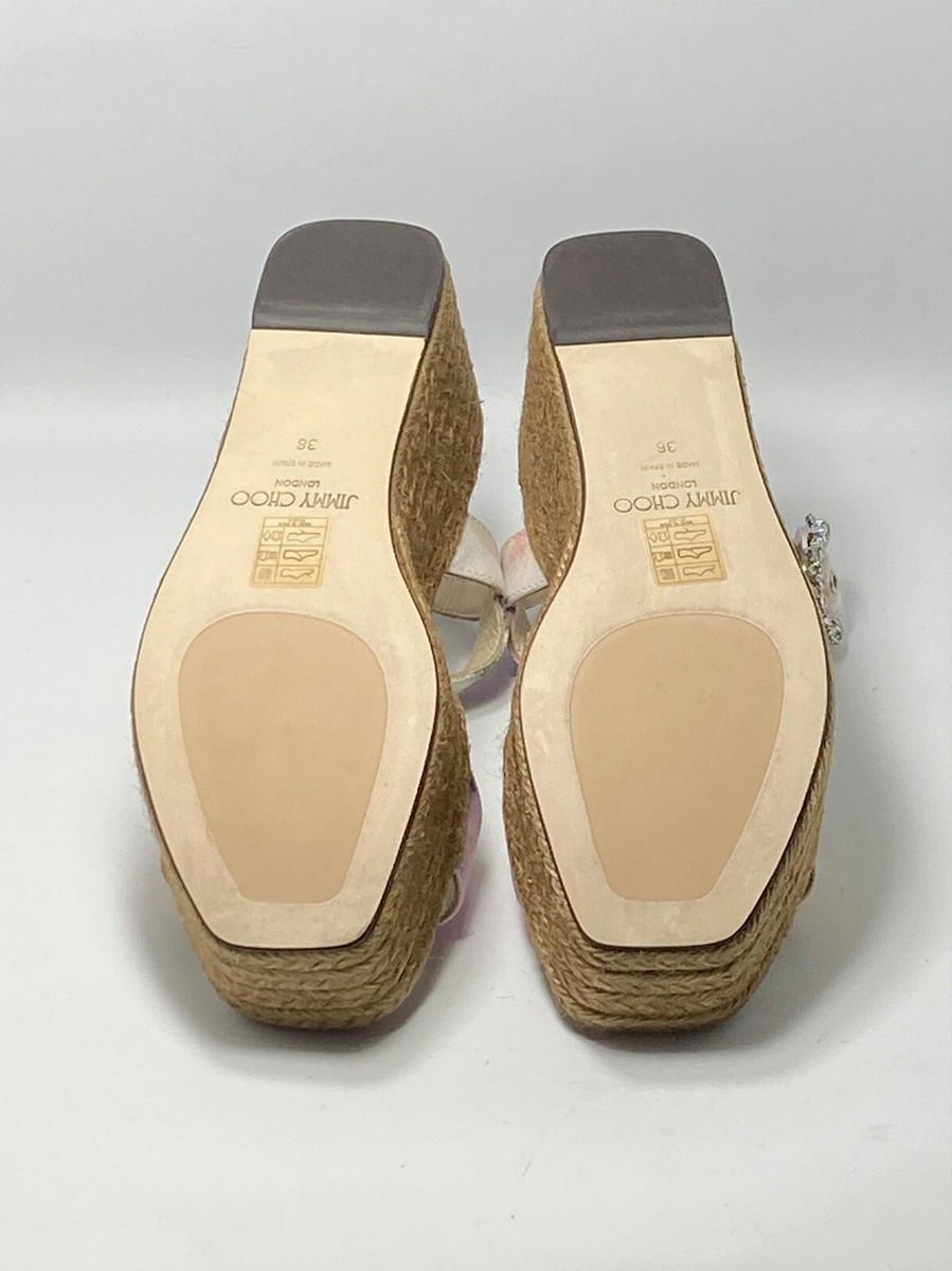 JIMMY CHOO ストーン装飾ミュール 36.5 JIMMY CHOO ストーン装飾ミュール 36.5 JIMMY CHOO ストーン装飾