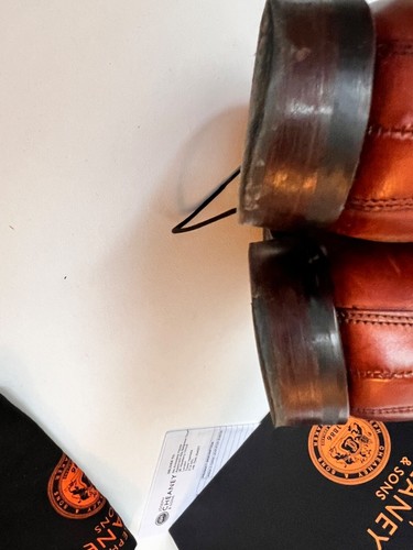 Joseph Cheaney Anna D Balmoral Boot in Dark Leaf/Fox Suede size UK 5.5 RRP £415 - Picture 7 of 15