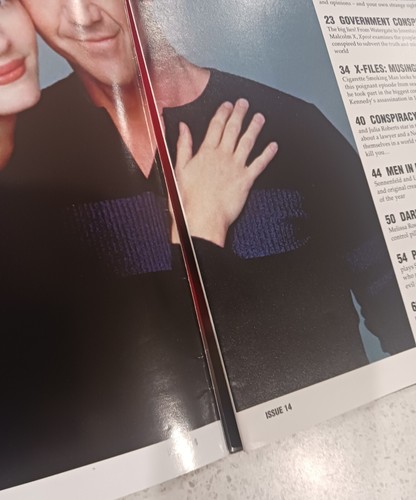 Xpose Magazine #14 1997 Xfiles Gillian Anderson David Duchovny UFO ALIENS JFK - Picture 6 of 22