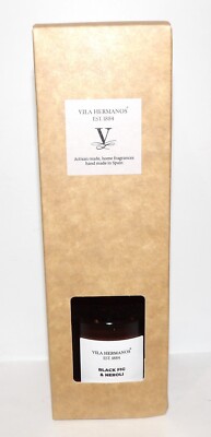 LOVELY VILA HERMANOS BLACK FIG AND NEGOLI 3.38 OZ AROMA REED DIFFUSER IN BOX