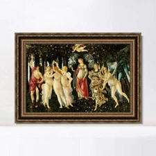 Framed Art Print La Primavera Allegory of Spring by Sandro Botticelli 28"x40"