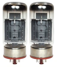 1ea. MATCHED PAIR SVETLANA 6550C POWER VACUUM TUBES BRAND NEW IN BOX