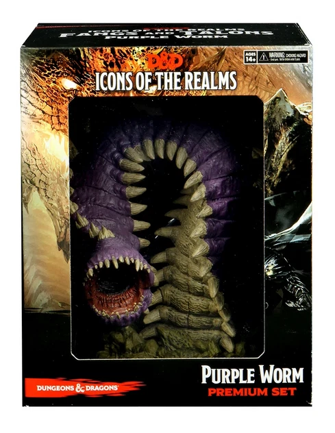 Purple Worm Premium Set Fangs and Talons 15 D&D Icons of the Realms