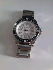Bliger Black Ceramic Bezel White Dial 44 mm Miyota Automatic w SS Bracelet
