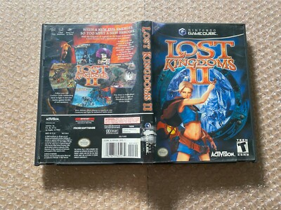 Lost Kingdoms II (GameCube, 2003) - CASE + COVER ARTWORK INSERT ONLY *AUTHENTIC
