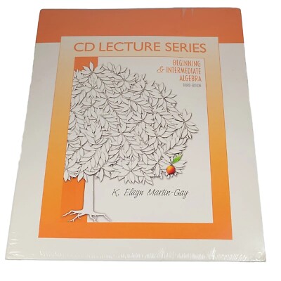 Cd Lecture Series Beginning & Intermediate Algebra Third Edition New Sealed 2005