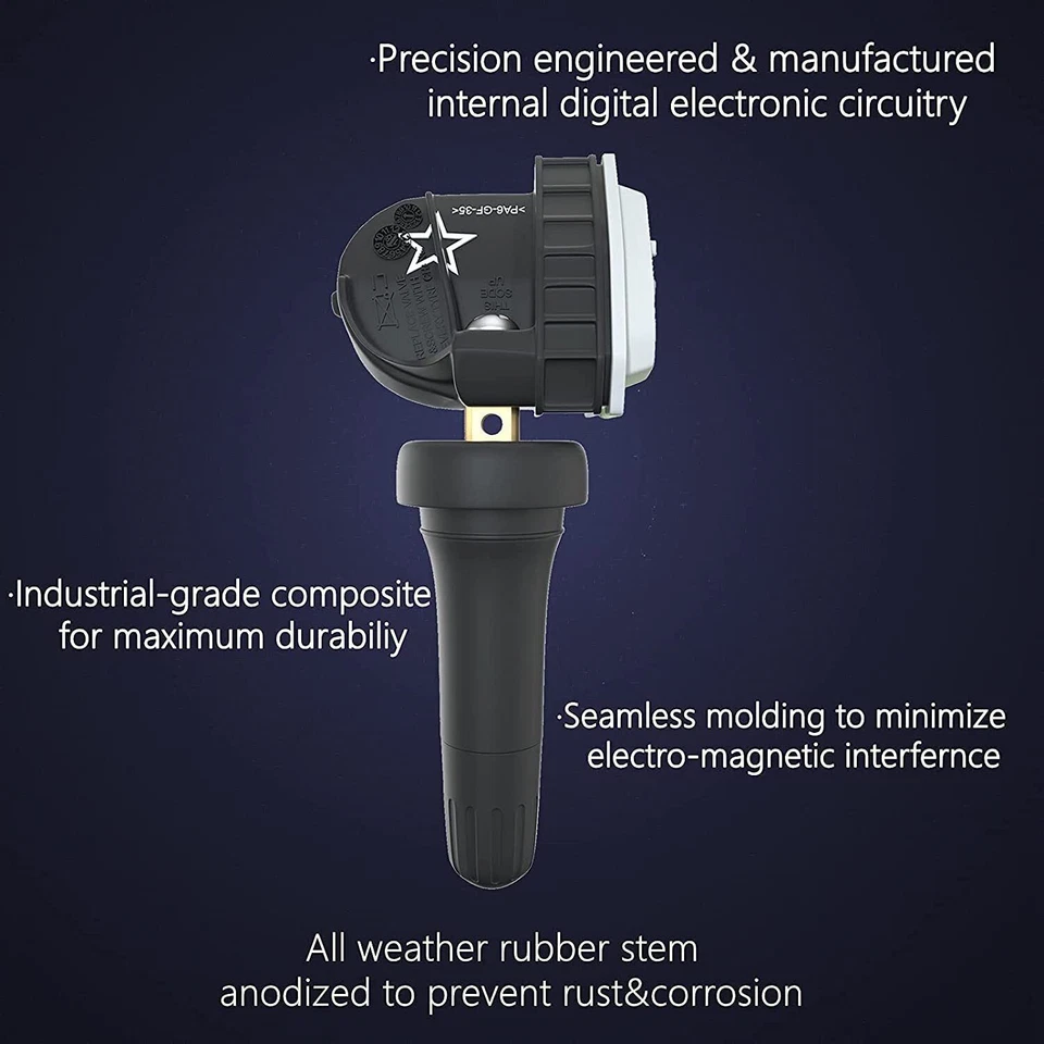 Juego de 4 sensores de monitoreo de presión de neumáticos para GM 315 MHz Chevy GMC Buick 13586335 Foto 4 de 4