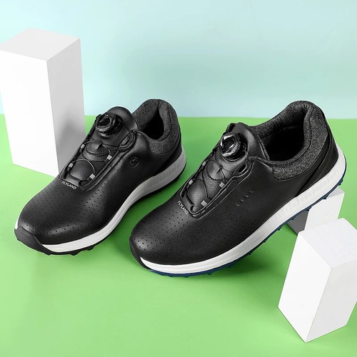 Zapatos de golf transpirables para hombre cómodos al aire libre antideslizantes impermeables zapatos para caminar - Imagen 6 de 25