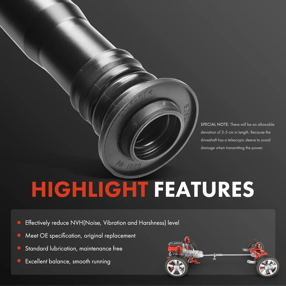 Conjunto de eje de transmisión delantero para Mercedes-Benz E250 GLK250 S350 12-16 Foto 4 de 4