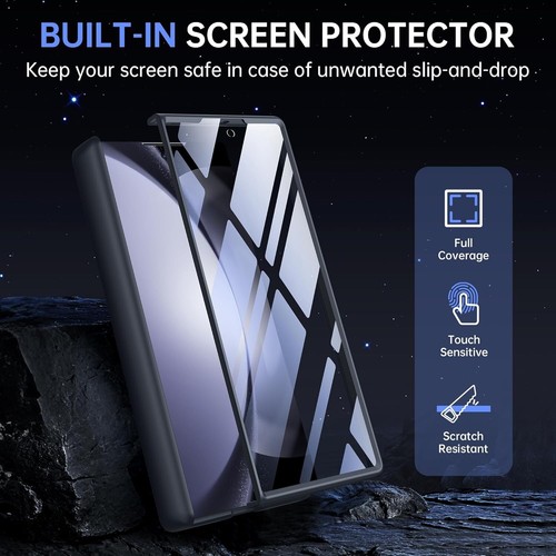 MOBOSI Case for Samsung Galaxy Z Fold 6 Cover with Kickstand and S Pen Holder - Zdjęcie 6 z 9