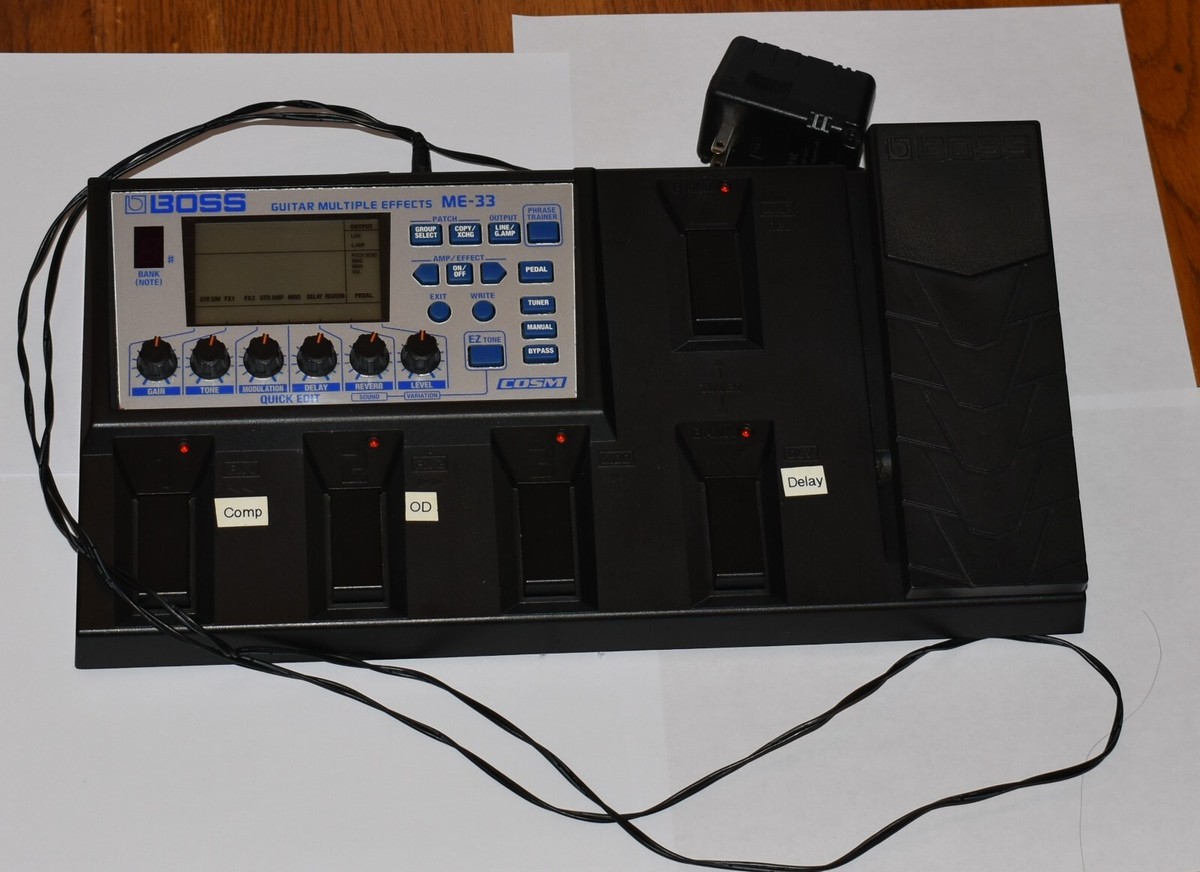 ME-33 Guitar Multi Effects Boss ギターエフェクト BOSS ME-33 Multi-Effects Guitar Effects Pedal | eBay