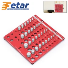 34 Nut and Bolt Thread Checker Standard and Metric Bolt Size Thread Gauge Board