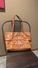 Large brown and gold tory burch bag never used in great condition