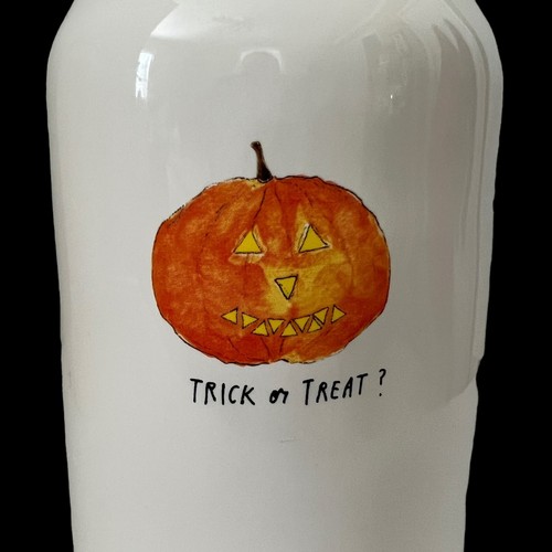 2017 Rae Dunn Artisan Collection Fat Jack Bewitching 2 pc Canister Set - Picture 8 of 14