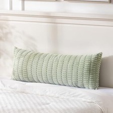 Long Lumbar Decorative Throw Pillow Covers 36" x 14" Pack of 1 Sage Green