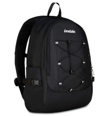Rucksack Invict-Act Smart Plain Invicta Backpack Grs Jet Black 2025