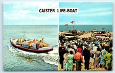 POSTCARD CAISTER LIFE BOAT LIFEBOAT - RNLI