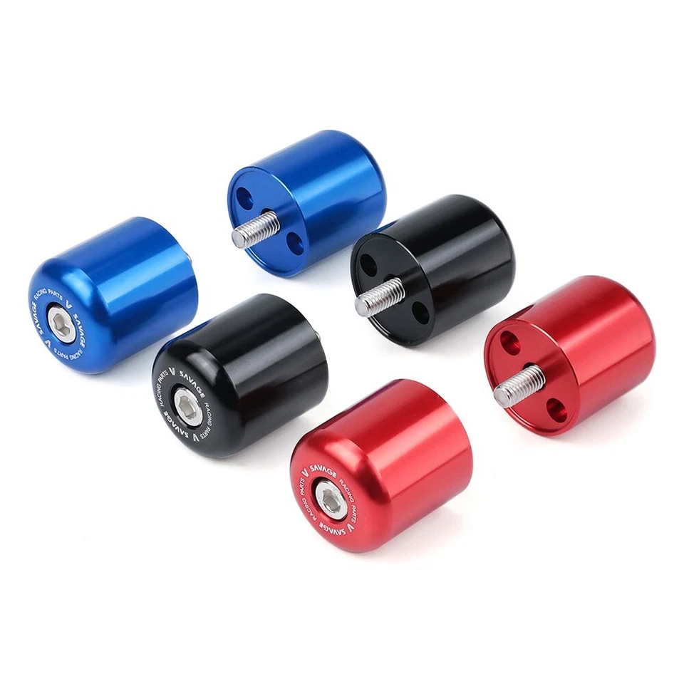 For SUZUKI GSX-R 600 750 1000 2006-2016 Motorcycle Handlebar End Grips Bar Ends - Image 4 of 4