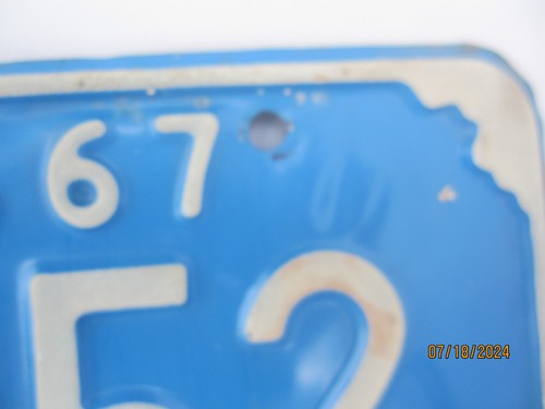 Kansas License Plate 1967 # JO-15952 nice - Picture 6 of 7