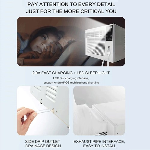 Klimaanlage Klimagerät Luftentfeuchter 3754 BTU Mobile Luft Kühler Ventilator - Bild 12 von 18